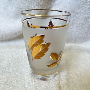 Libbey Vintage 1960’s Golden Leaf 8 Oz Tumbler